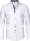 Henry | Men's Double-Collar Button-Up Long Sleeve Dress Shirt