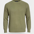 Sebastian | Men's Heavy-Weight Ribbed Crewneck Loose-Fit Knit Sweater