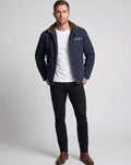 Aiden | Men's Sherpa-Collar Canvas Field Jacket