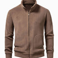 Daniel | Men's Slim-Fit Fleece Jacket Stand-Up Collar Full-Zip