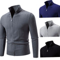 Oliver | Men's Slim-Fit Full-Zip Ribbed Stand-Collar Cardigan Sweater