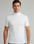 Ethan | Men's Slim-Fit Mock-Neck Short-Sleeve T-Shirt