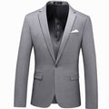 Nathan | Men's Slim-Fit Single-Button Notch Lapel Blazer Jacket