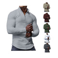 Daniel | Men's Slim-Fit Waffle-Knit Quarter-Zip Pullover Sweater