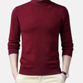 Matthew | Men's Wool-Blend Mock Neck Knit Pullover Sweater