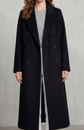 Emma | Women's Double-Breasted Wool Blend Long Maxi Coat