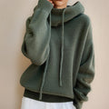 Isabella | Women's Oversized Merino Wool Hooded Knit Sweater