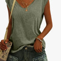 Penelope | Women's Relaxed-Fit Sleeveless V-Neck Tank Top