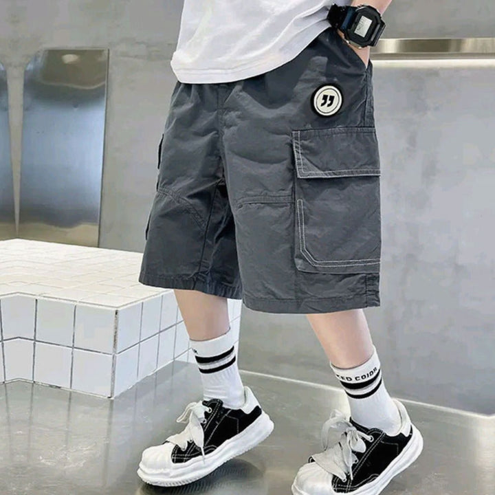 Boys Relaxed-Fit Multi-Pocket Cargo Shorts