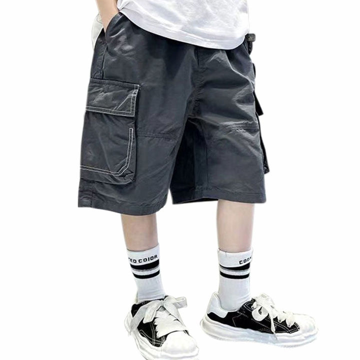 Boys Relaxed-Fit Multi-Pocket Cargo Shorts
