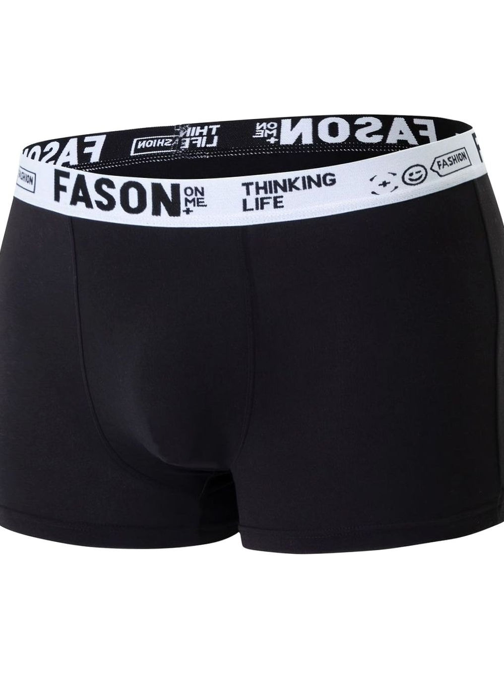 Men's Antibacterial Stretch Trunk Boxer Briefs, Navy Blue