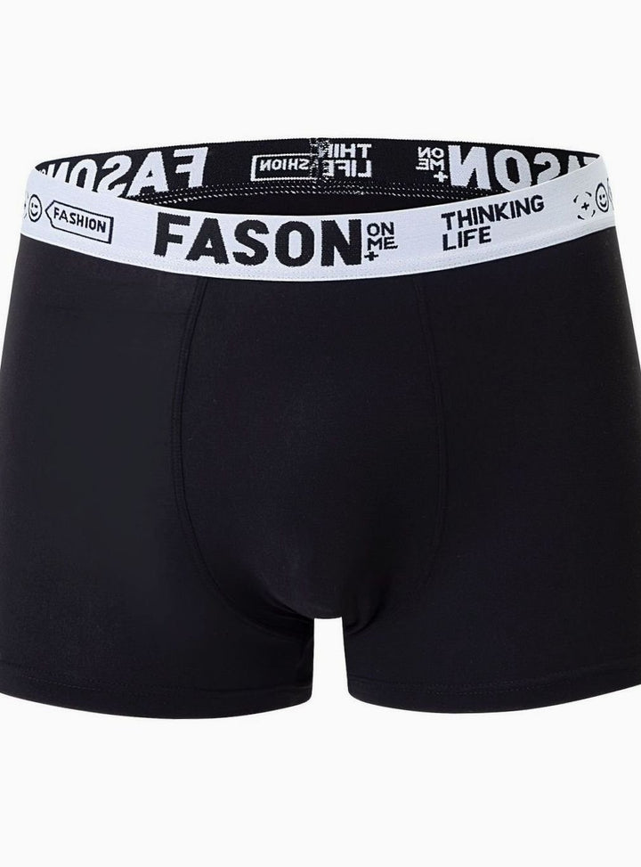 Men's Antibacterial Stretch Trunk Boxer Briefs, Navy Blue