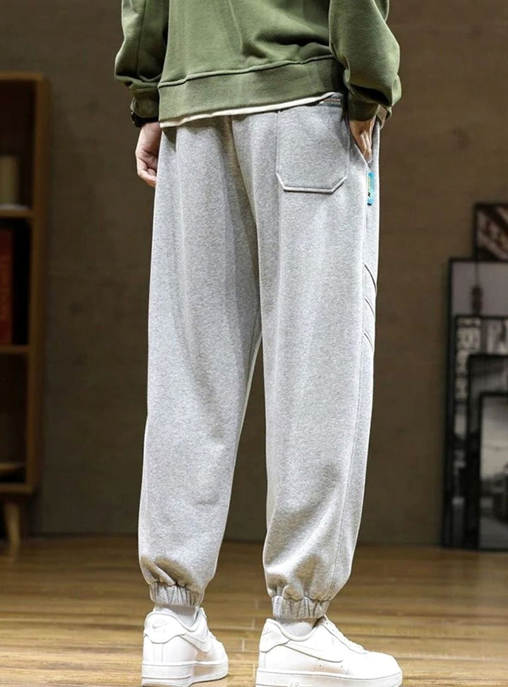 Men's Baggy Fleece Jogger Sweat Pants Elastic Waist