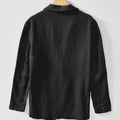 William | Men's Casual Linen Blazer Jacket Long Sleeve Button-Up