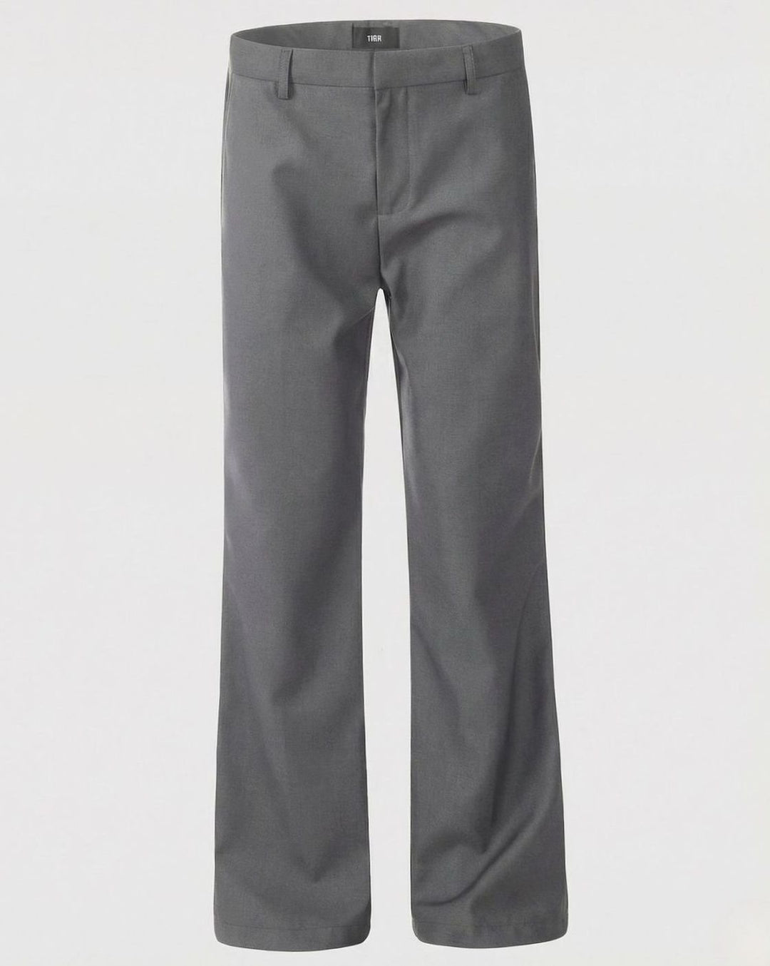 Men's Classic Straight-Leg Dress Pants Creased Suit Trousers