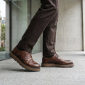 Mason | Men's Classic Wingtip Brogue Derby Shoes Refined Leather Finish