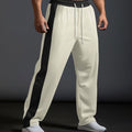 Ryan | Men's Color-Block Drawstring Sweat Pants Straight Leg