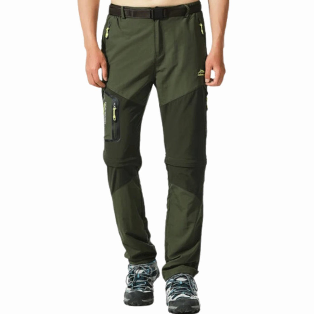 Men's Convertible Zip-Off Waterproof Hiking Cargo Pants