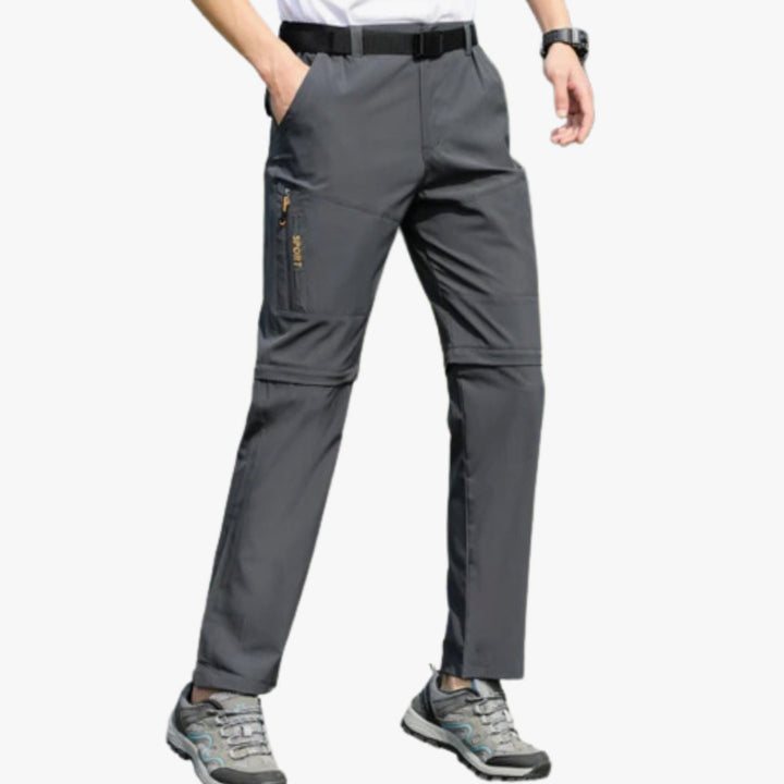 Men's Convertible Zip-Off Waterproof Hiking Cargo Pants