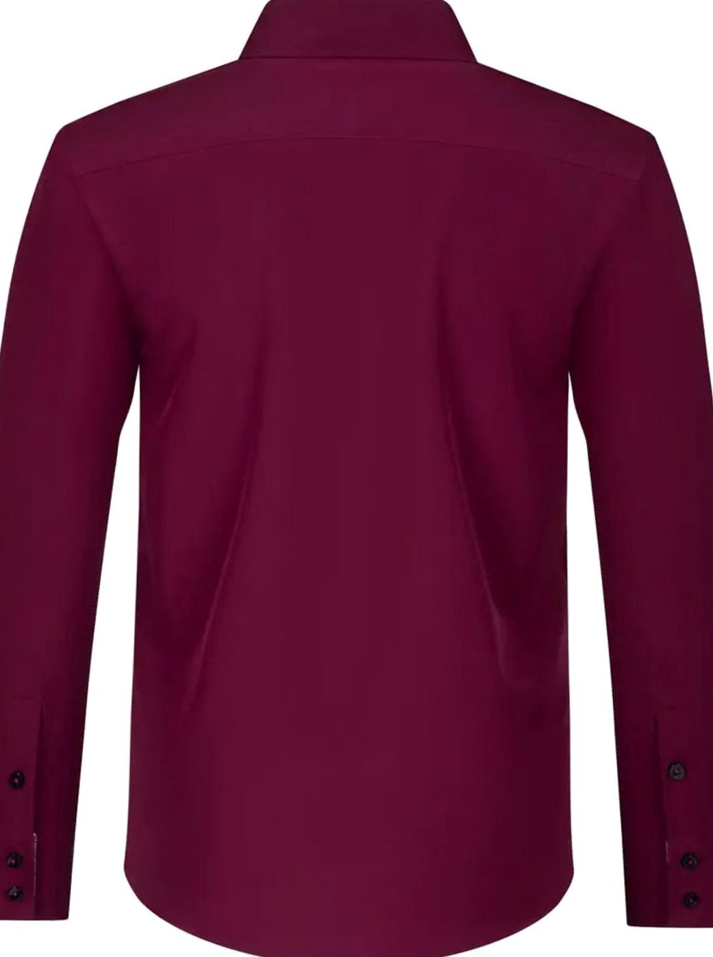 Men's Double-Collar Button-Up Long Sleeve Dress Shirt