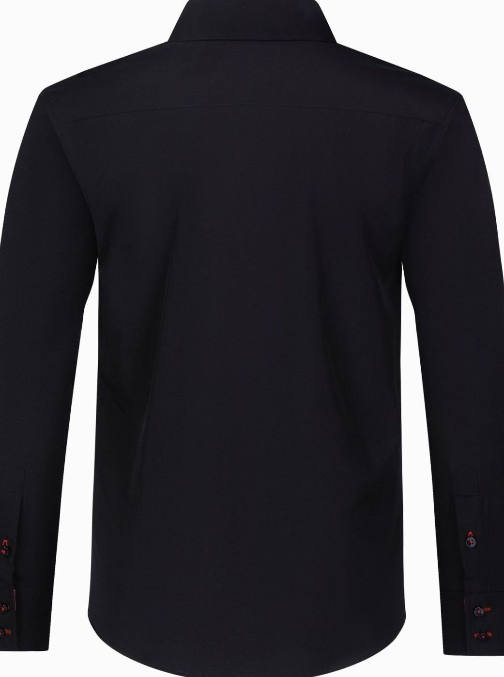 Men's Double-Collar Button-Up Long Sleeve Dress Shirt