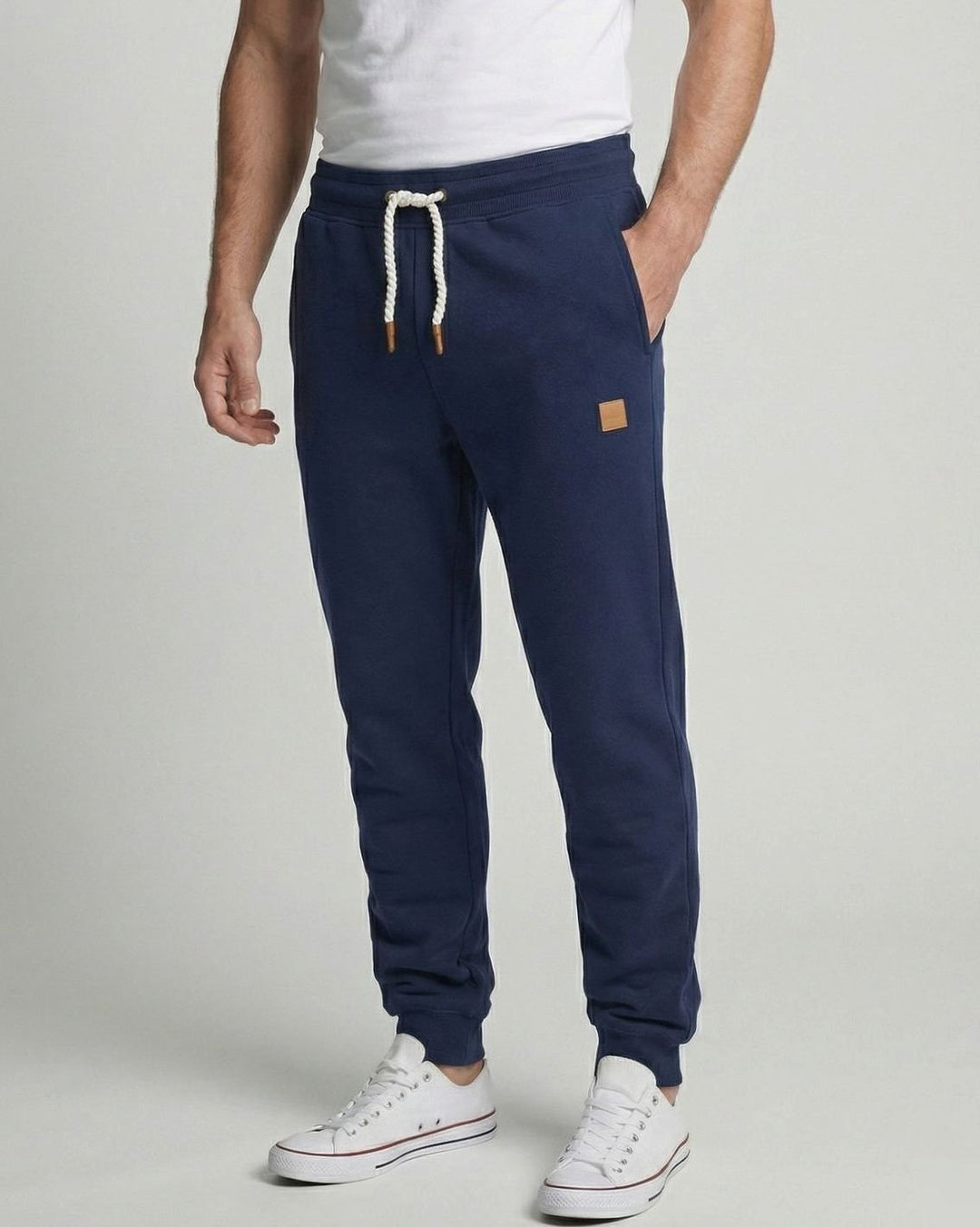 Men's Fleece Jogger Sweat Pants Drawstring Cuffed