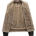 James | Men's Fleece-Lined Denim Jean Jacket Sherpa Collar Coat