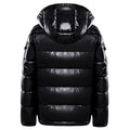 Sebastian | Men's Glossy Hooded Puffer Winter Jacket