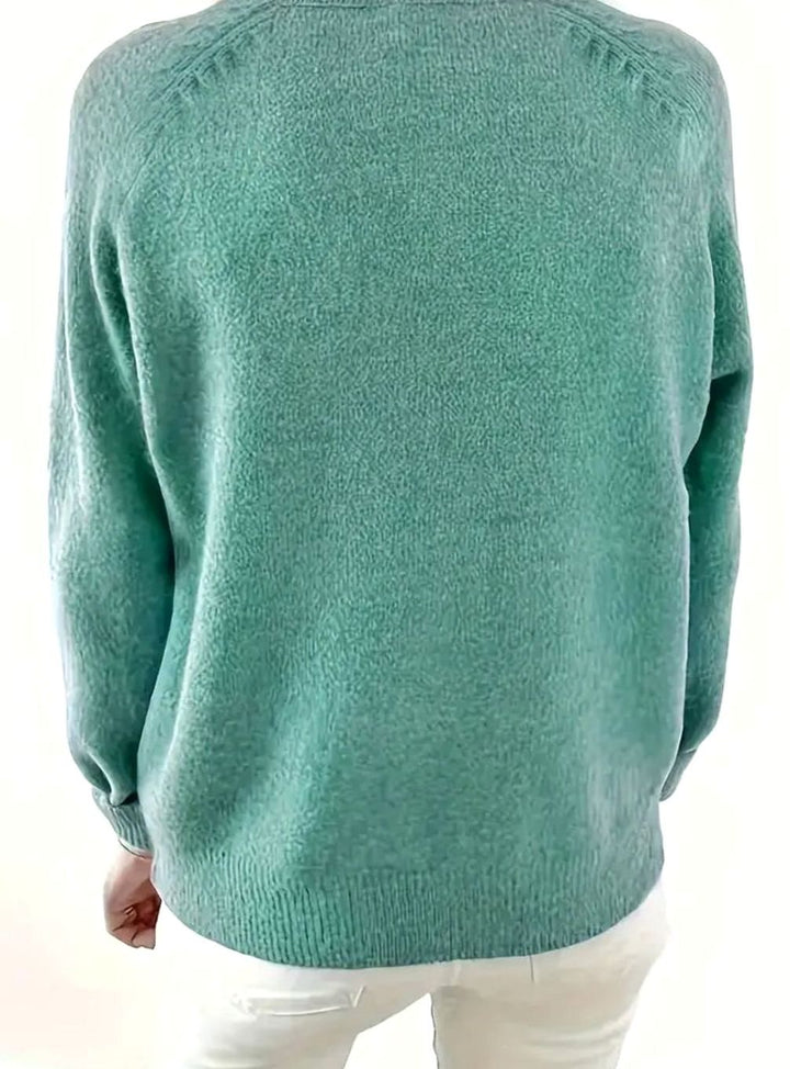 Men's Half-Button Collar Knit Sweater