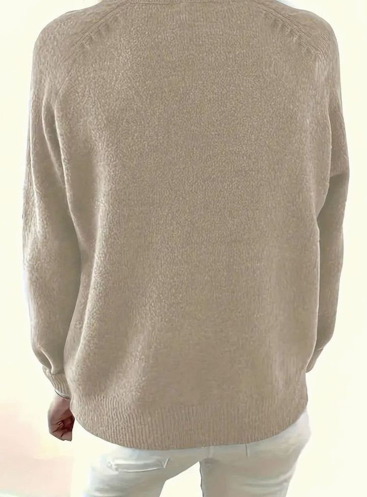 Men's Half-Button Collar Knit Sweater