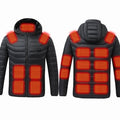 Jackson | Men's Heated Puffer Winter Jacket 21-Zone USB Hooded Coat