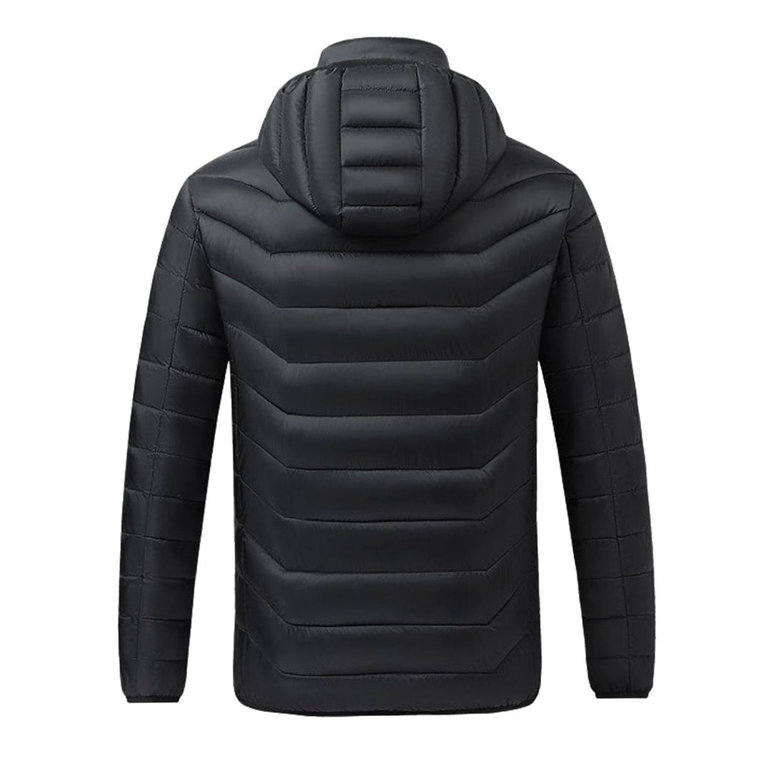 Men's Heated Puffer Winter Jacket 21-Zone USB Hooded Coat