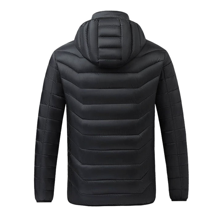 Men's Heated Puffer Winter Jacket 21-Zone USB Hooded Coat
