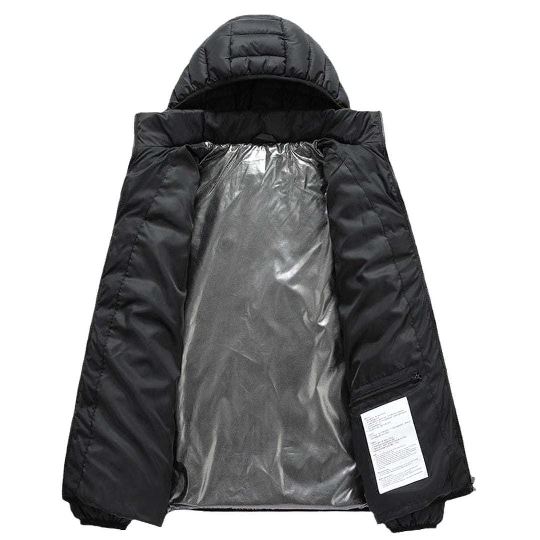 Men's Heated Puffer Winter Jacket 21-Zone USB Hooded Coat