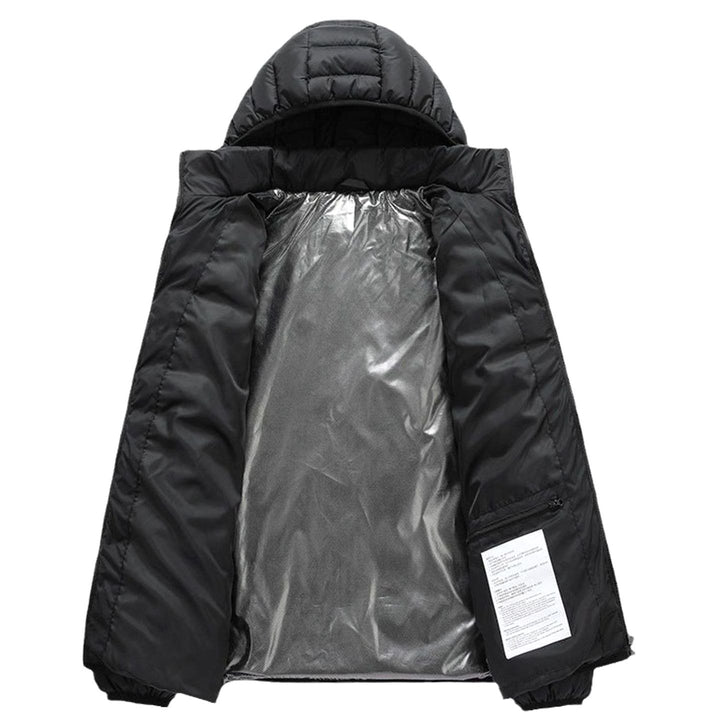 Men's Heated Puffer Winter Jacket 21-Zone USB Hooded Coat