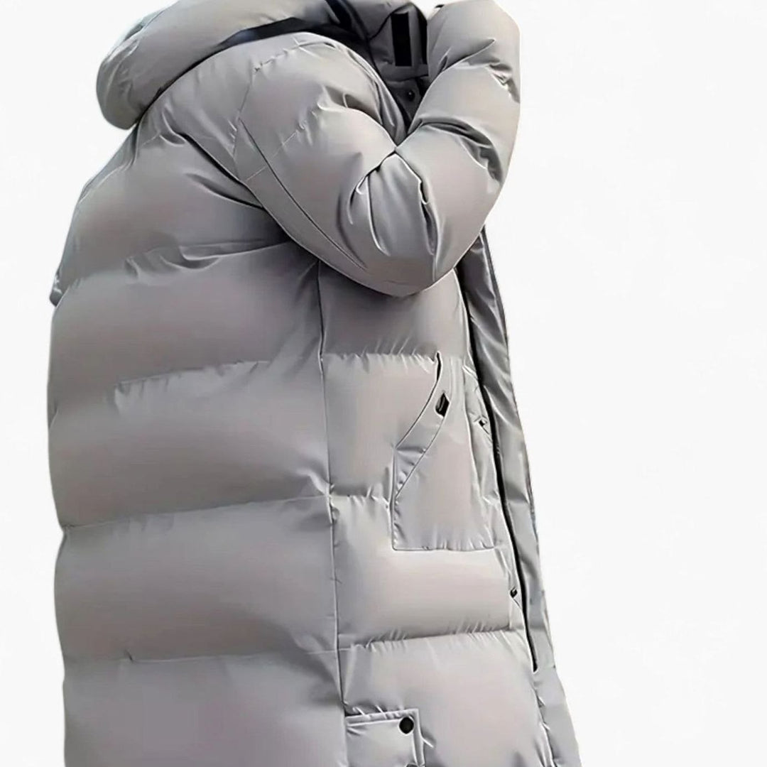 Men's Hooded Insulated Puffer Winter Coat Regular Fit