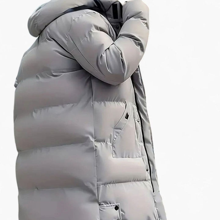 Men's Hooded Insulated Puffer Winter Coat Regular Fit