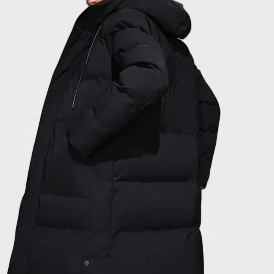 Men's Hooded Insulated Puffer Winter Coat Regular Fit