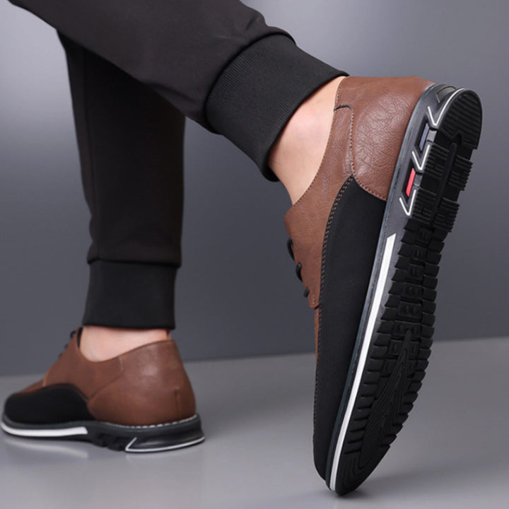 Men's Hybrid Dress Shoes Brogue Lace-Up Sneaker Sole Oxfords