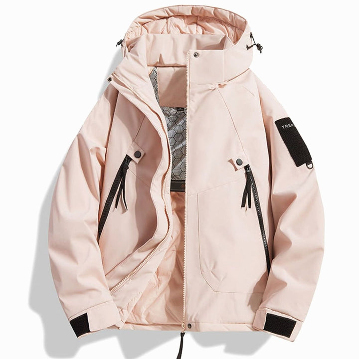 Men's Insulated Hooded Field Jacket Windproof Quilted Utility