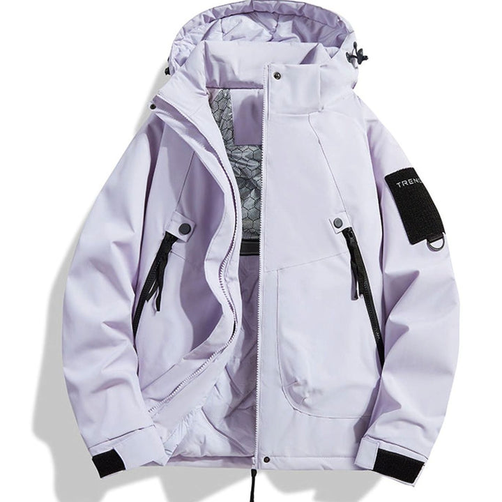 Men's Insulated Hooded Field Jacket Windproof Quilted Utility