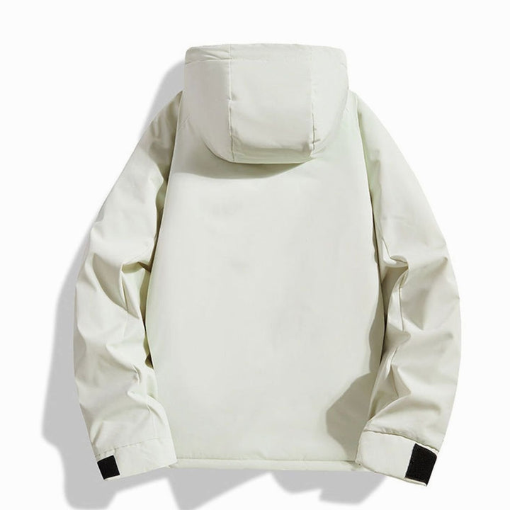 Men's Insulated Hooded Field Jacket Windproof Quilted Utility