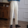 Alexander | Men's Italian-Style High-Rise Pleated Dress Pants