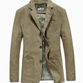 Mason | Men's Lightweight Cotton Slim-Fit Blazer Jacket Patch Pockets