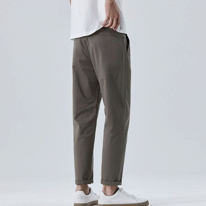 Men's Loose-Fit Pleated Fashion Chino Pants
