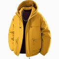 Ethan | Men's Padded Hooded Parka Winter Jacket Zip Pockets