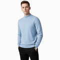 Elijah | Men's Pure Wool Mock-Neck Pullover Sweater