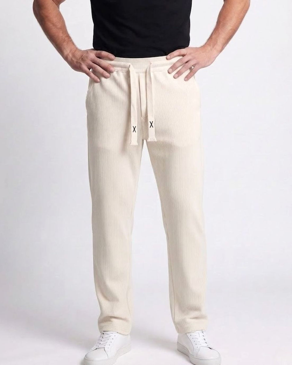 Men's Relaxed-Fit Drawstring Sweat Pants