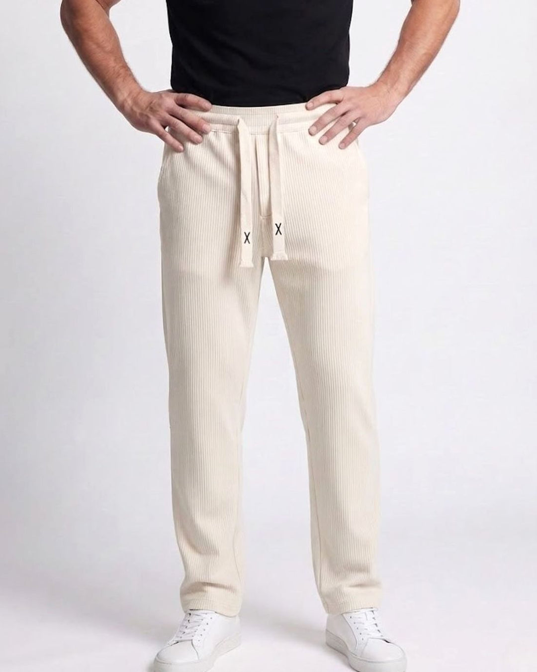 Men's Relaxed-Fit Drawstring Sweat Pants