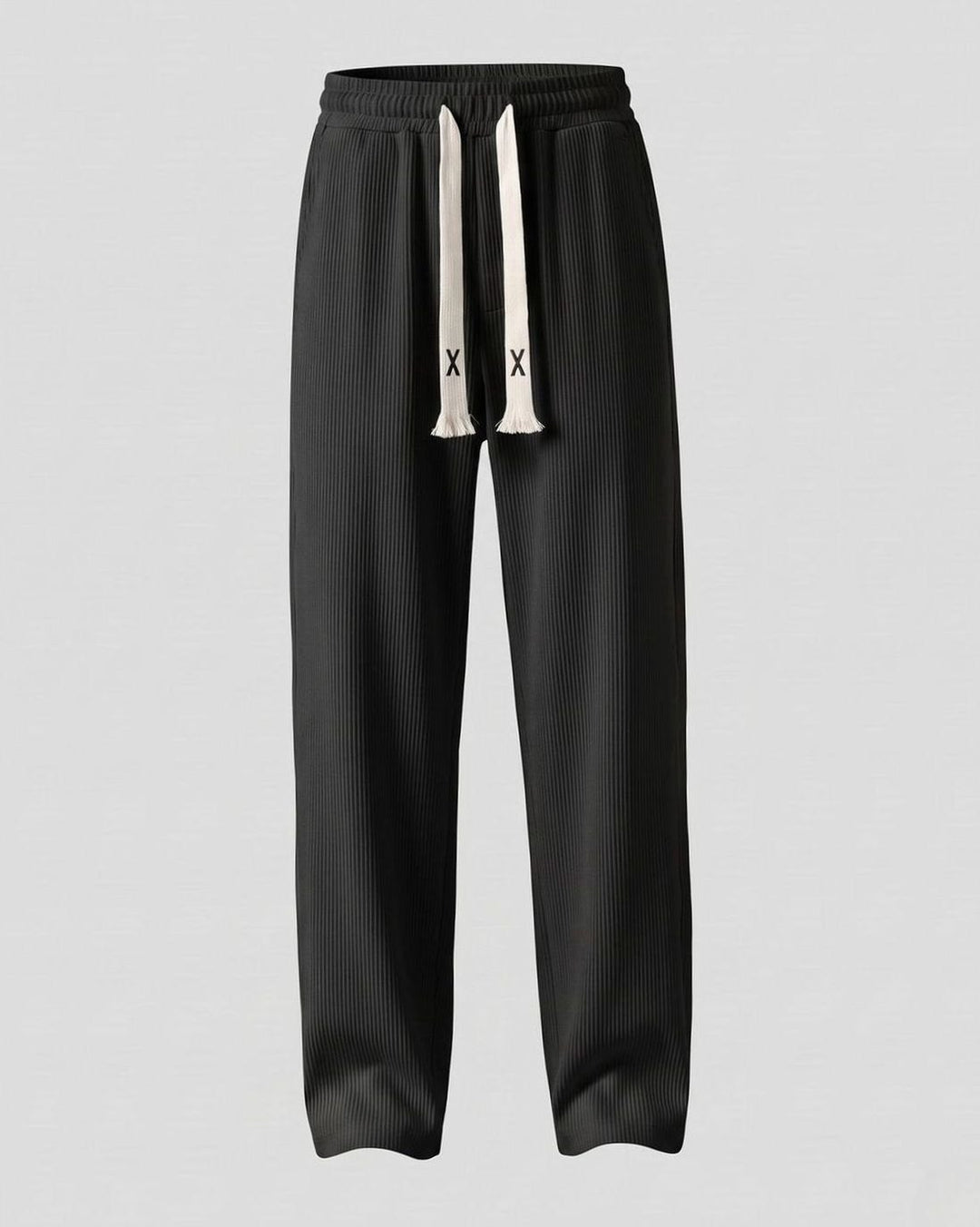 Men's Relaxed-Fit Drawstring Sweat Pants - Black
